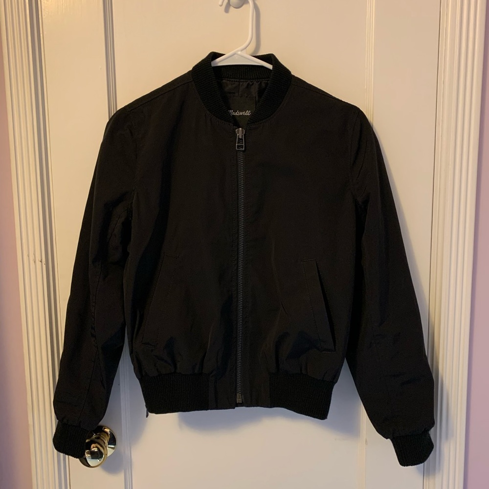 Madewell side-zip bomber jacket